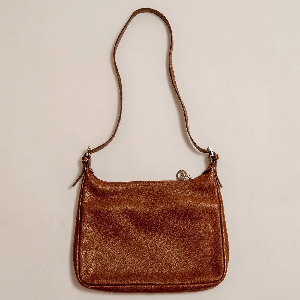 ~ FIRM PRICE ~ 
VINTAGE LONGCHAMP Camel Colored Leather Crossbody - Picture 5 of 16